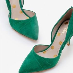 Forrest green Boden Henrietta heels size 9 (EU size 40)